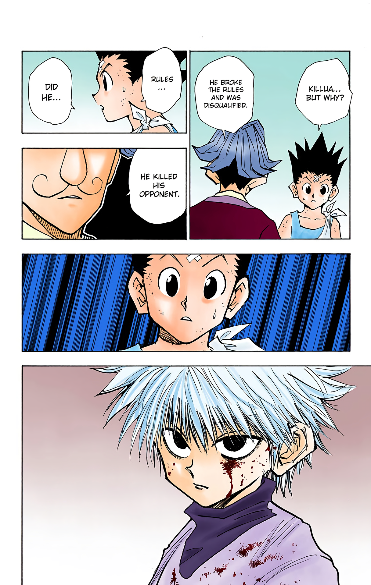 Halaman dari HUNTER x HUNTER (Official Colored) Chapter 35