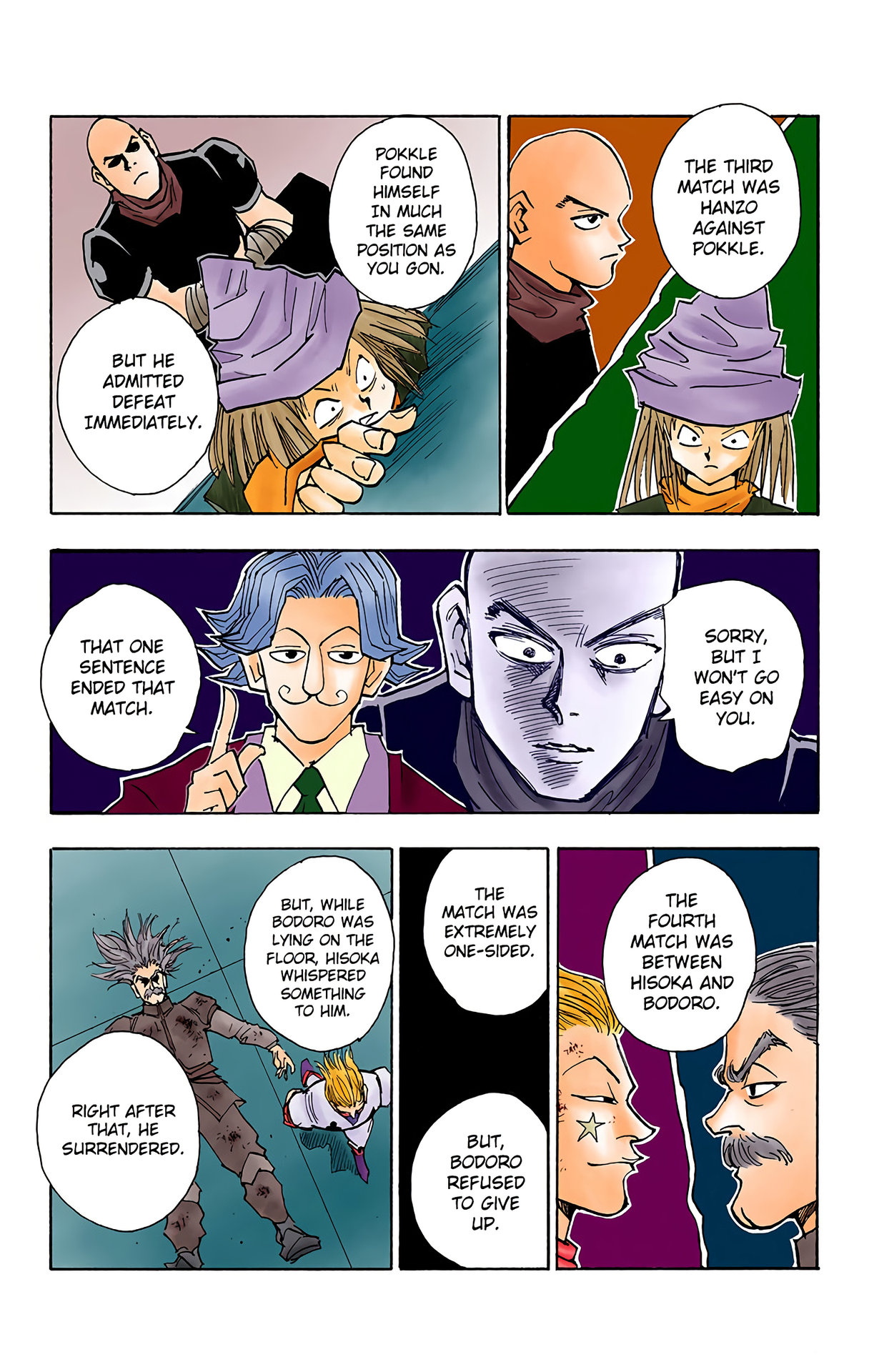 Halaman dari HUNTER x HUNTER (Official Colored) Chapter 35