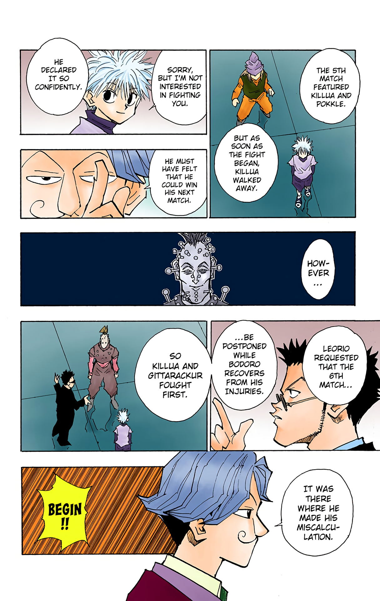 Halaman dari HUNTER x HUNTER (Official Colored) Chapter 35
