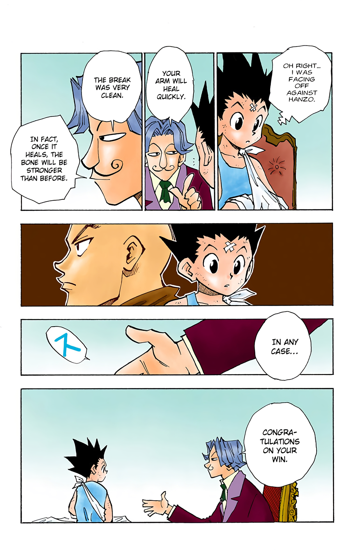 Halaman dari HUNTER x HUNTER (Official Colored) Chapter 35