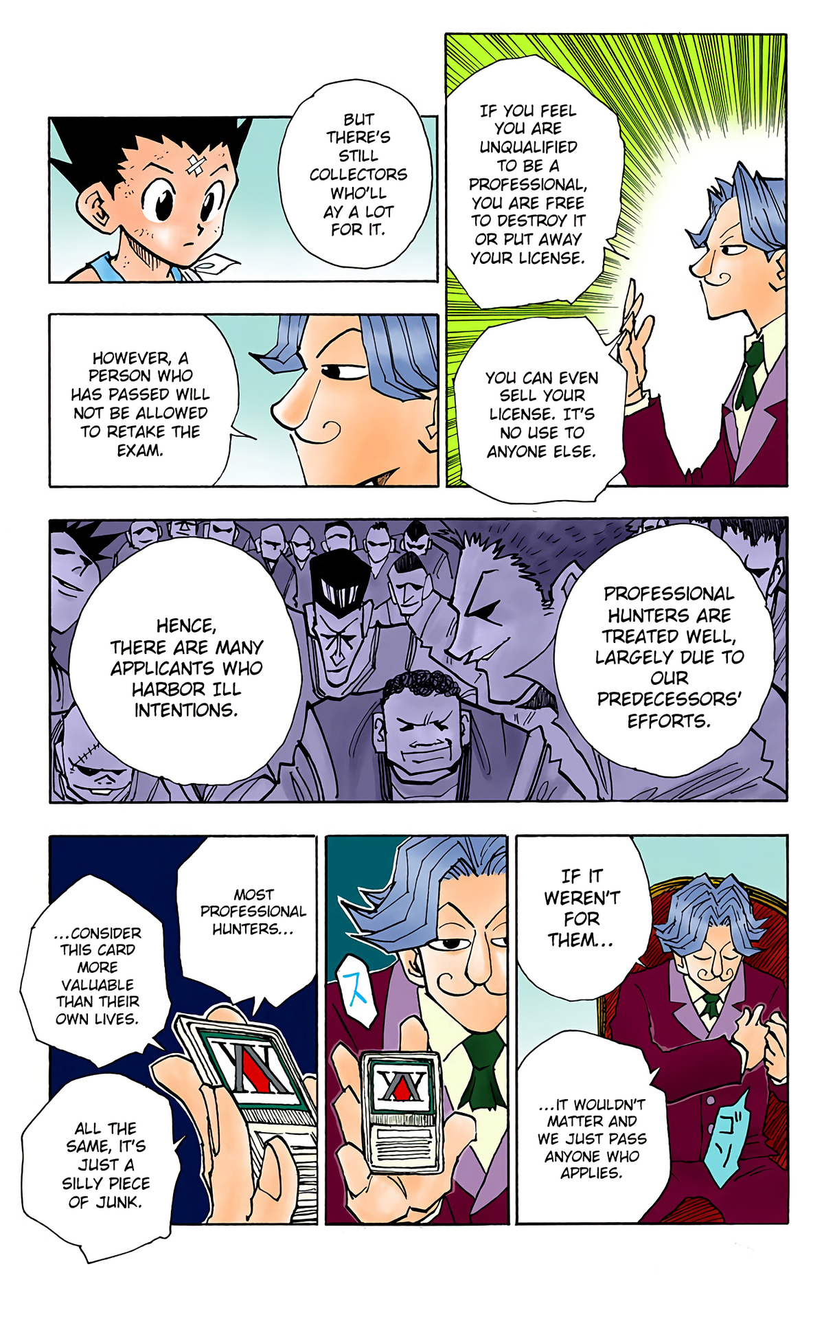 Halaman dari HUNTER x HUNTER (Official Colored) Chapter 35