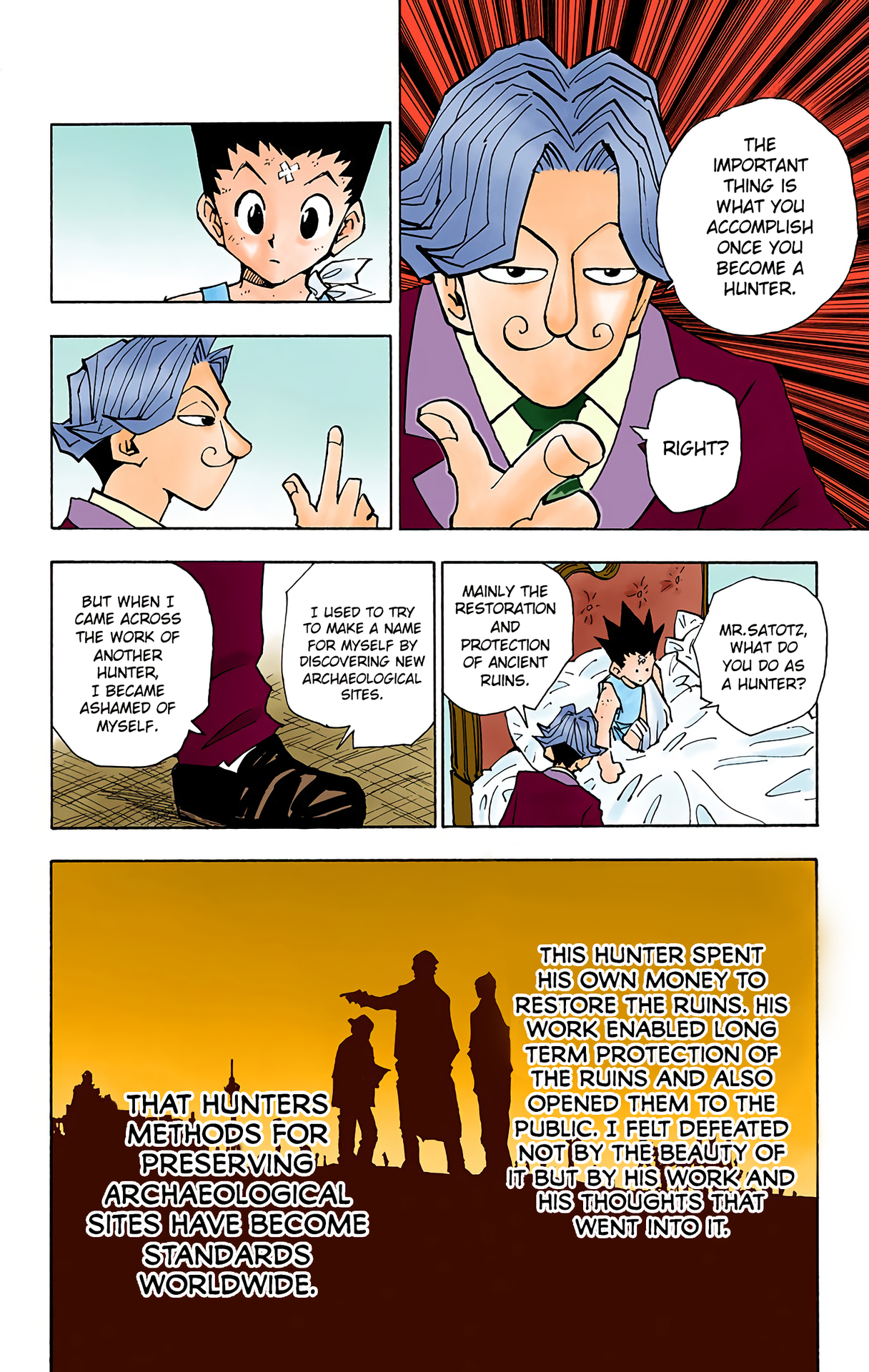 Halaman dari HUNTER x HUNTER (Official Colored) Chapter 35
