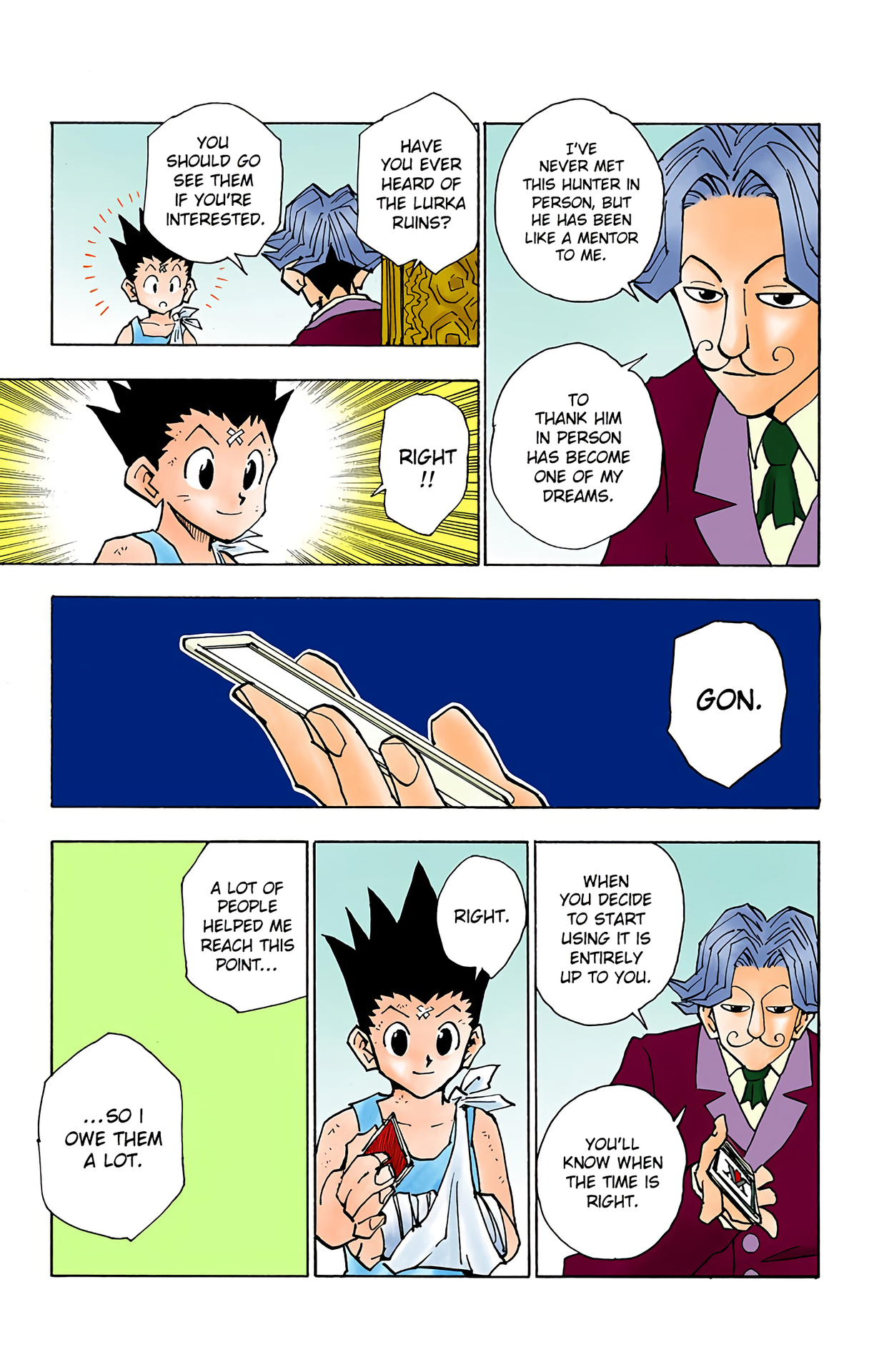 Halaman dari HUNTER x HUNTER (Official Colored) Chapter 35