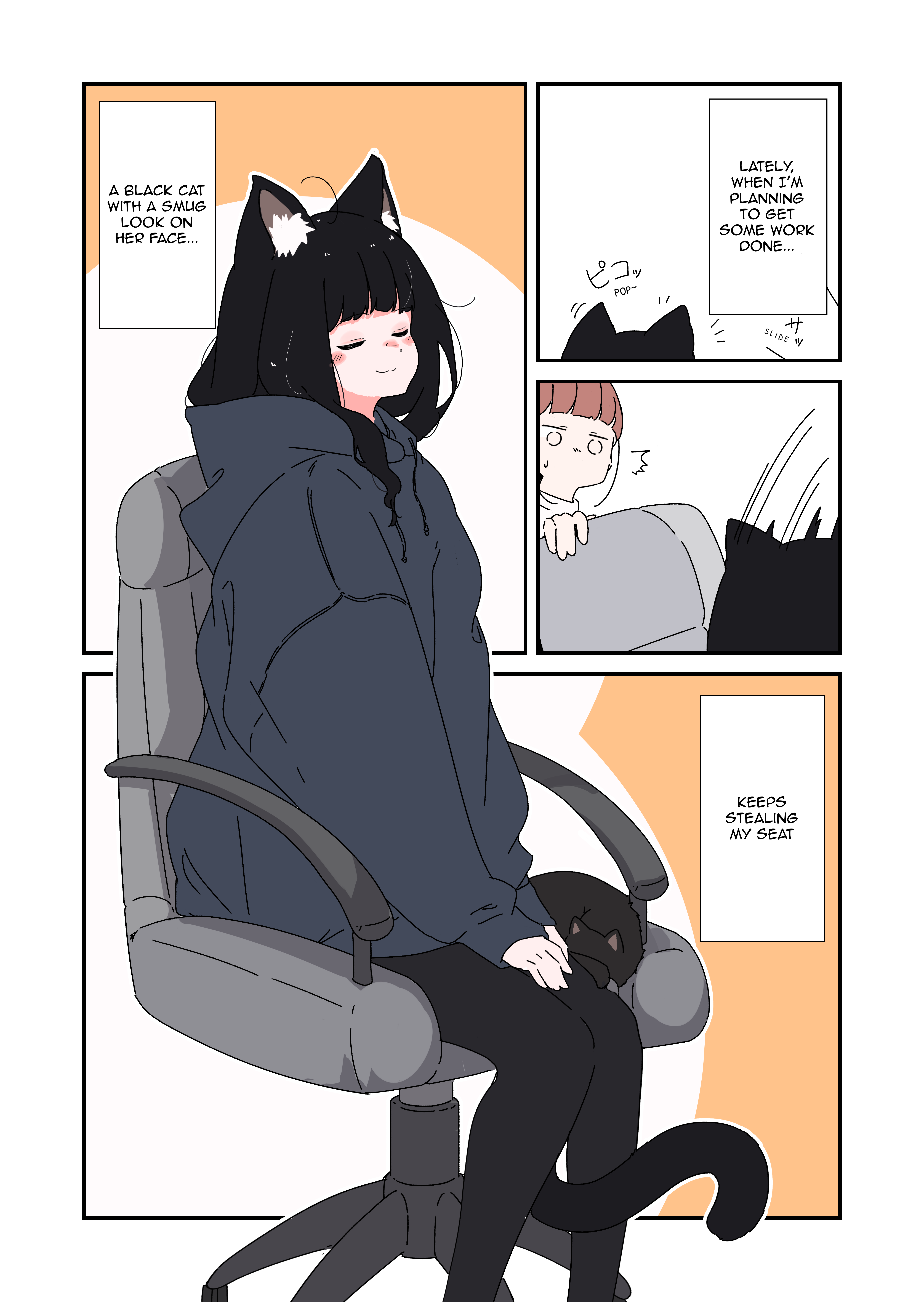 Halaman dari Uchi no Kuroneko, Onna no Ko Chapter 2