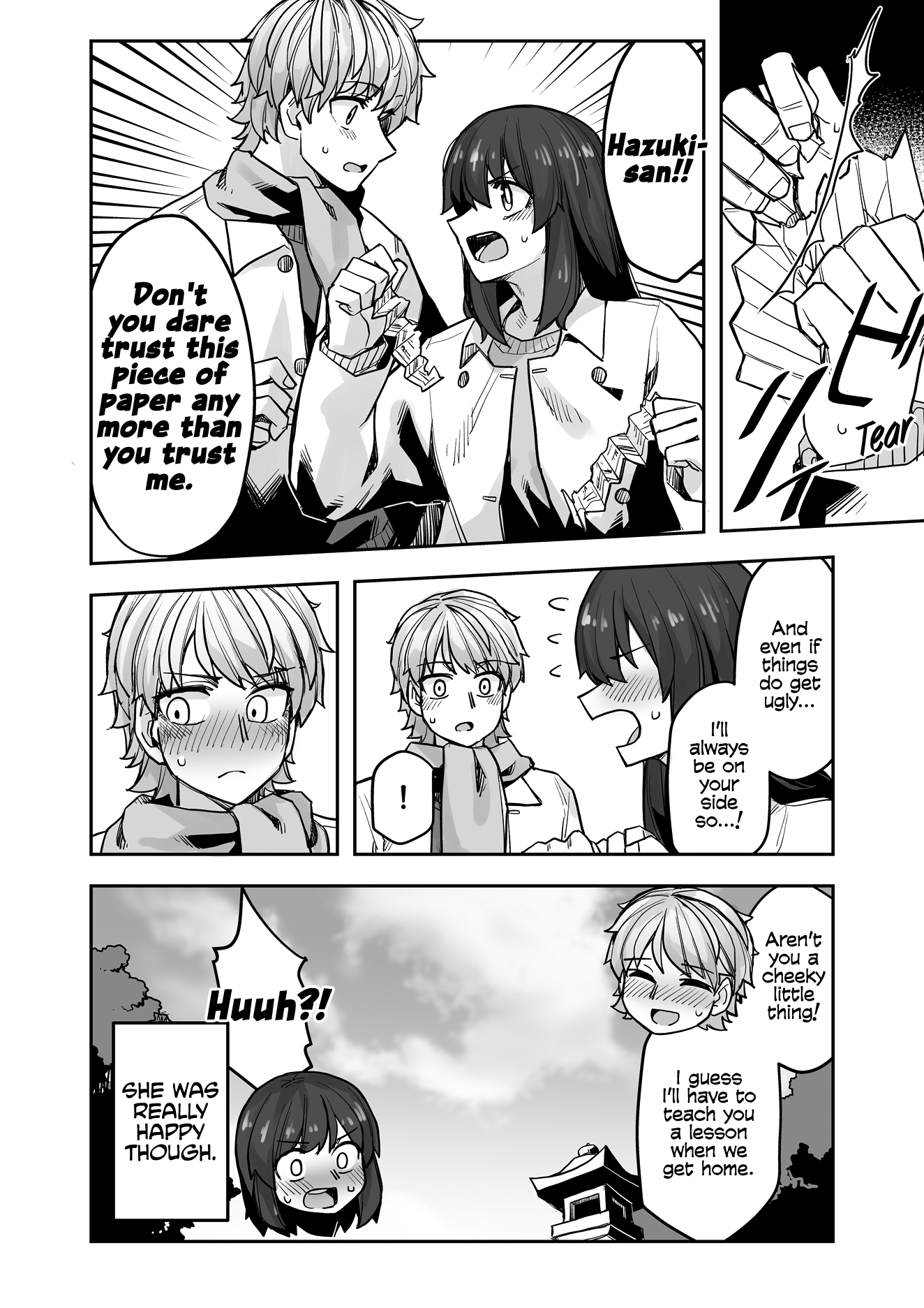Halaman dari Ikemen Joshi to Josou Danshi Chapter 105