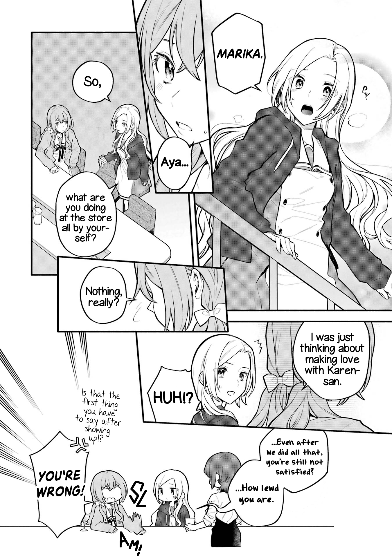 Halaman dari Onna Doushi toka Arienai desho to Iiharu Onnanoko wo, Hyakunichikan de Tetteiteki ni Otosu Yuri no Ohanashi Chapter 9