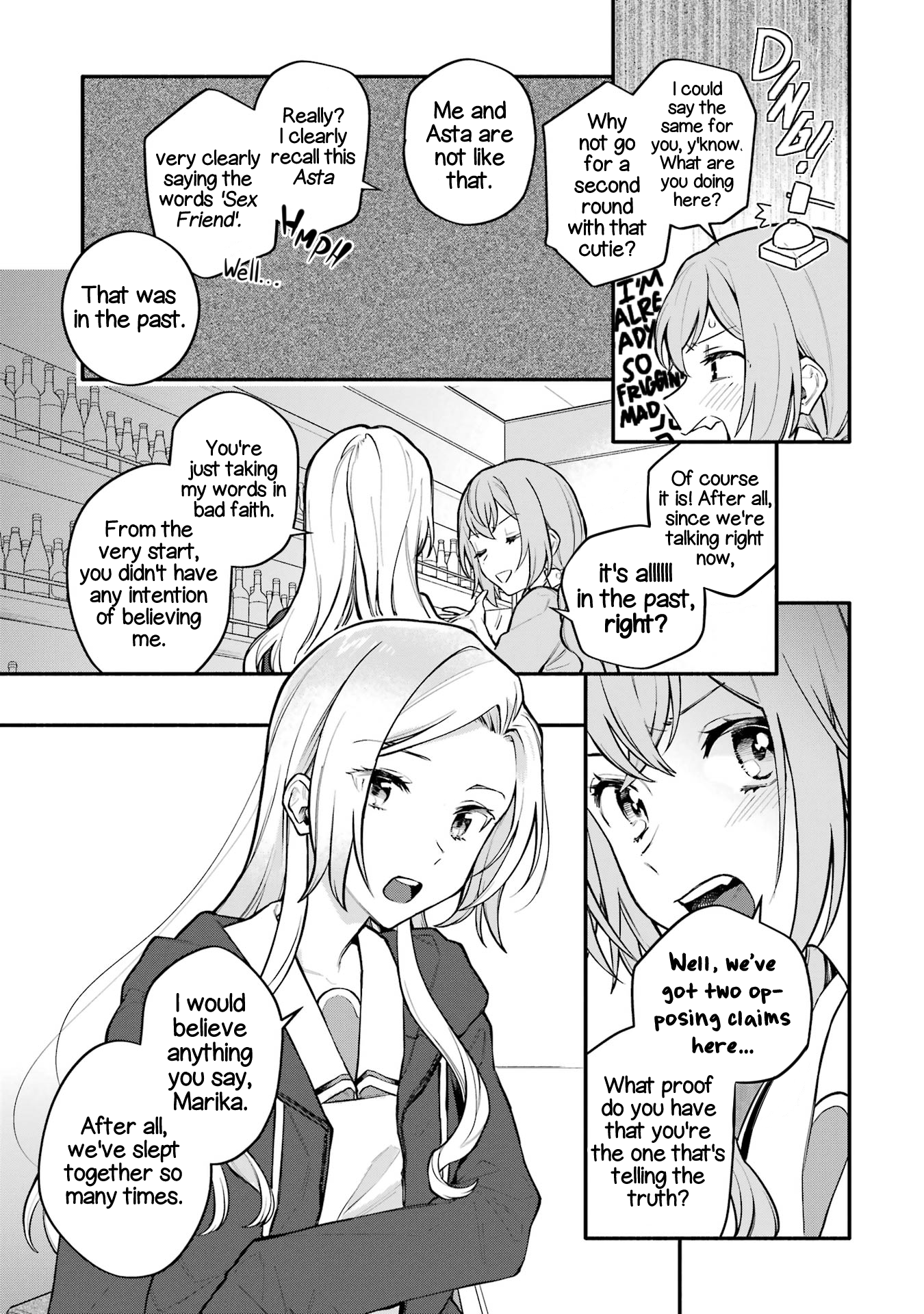 Halaman dari Onna Doushi toka Arienai desho to Iiharu Onnanoko wo, Hyakunichikan de Tetteiteki ni Otosu Yuri no Ohanashi Chapter 9