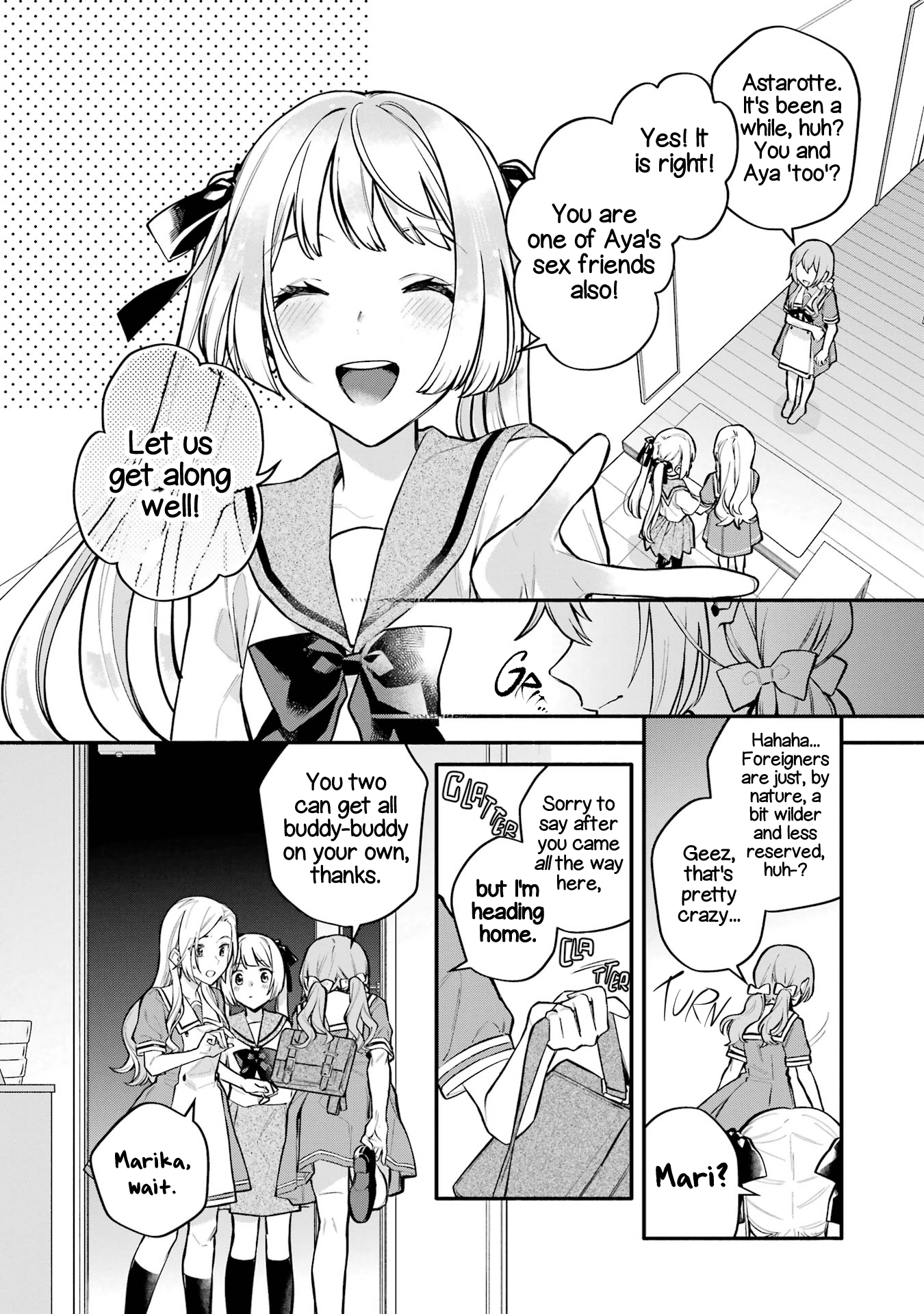 Halaman dari Onna Doushi toka Arienai desho to Iiharu Onnanoko wo, Hyakunichikan de Tetteiteki ni Otosu Yuri no Ohanashi Chapter 9