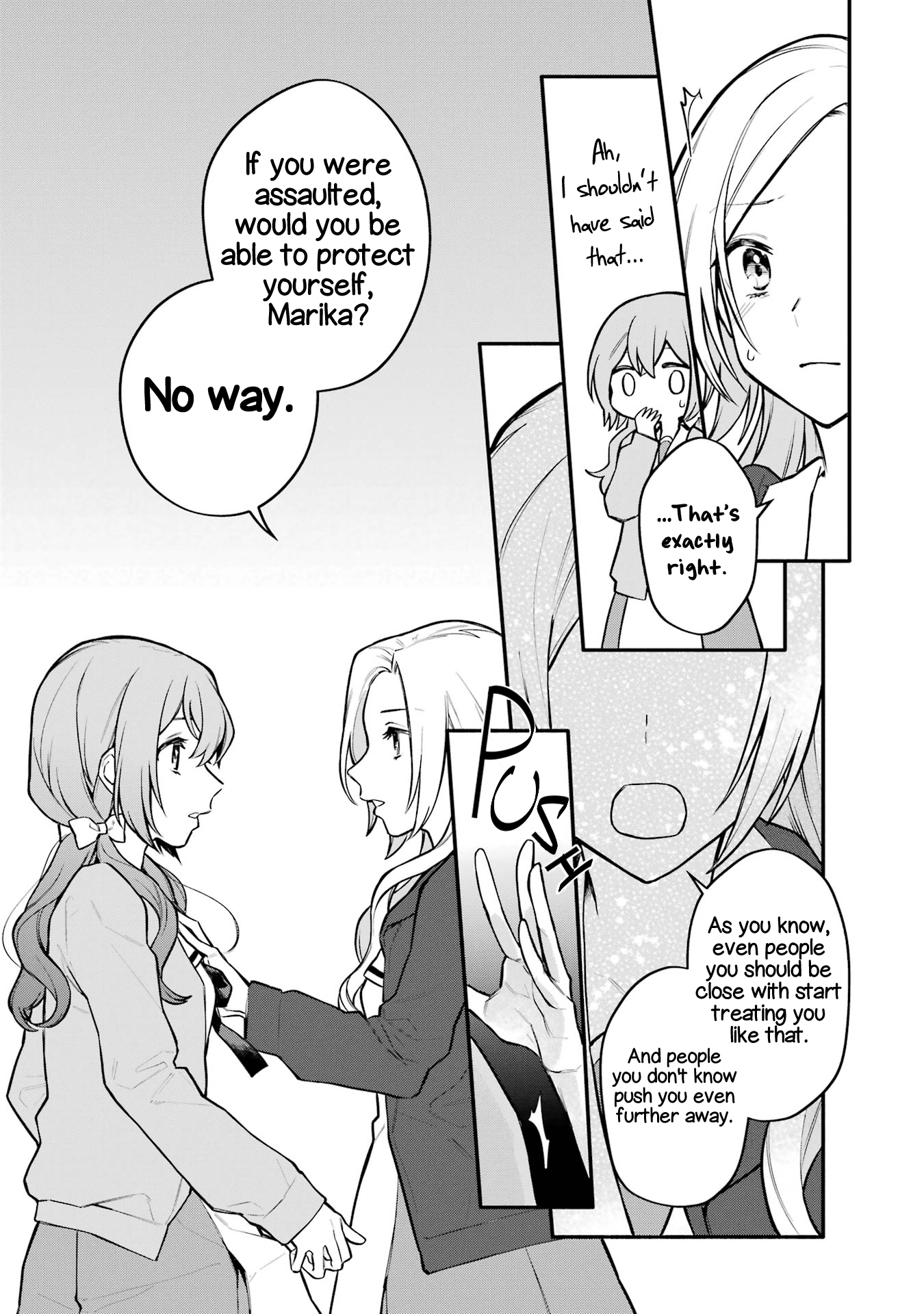 Halaman dari Onna Doushi toka Arienai desho to Iiharu Onnanoko wo, Hyakunichikan de Tetteiteki ni Otosu Yuri no Ohanashi Chapter 9