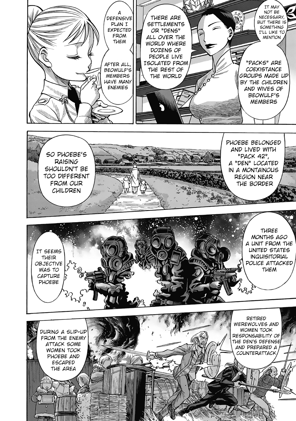Halaman dari Dance in the Vampire Bund A.S.O. Chapter 11