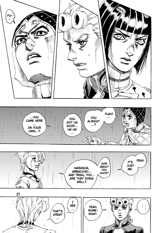 Halaman dari JoJo's Bizarre Adventure - Judas Iscariot Chapter N/A