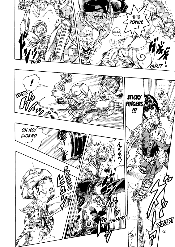 Halaman dari JoJo's Bizarre Adventure - Judas Iscariot Chapter N/A