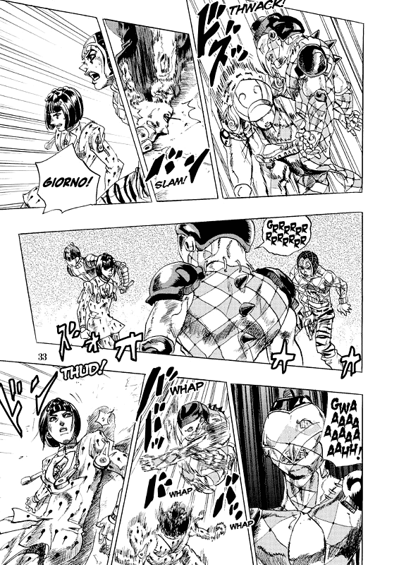 Halaman dari JoJo's Bizarre Adventure - Judas Iscariot Chapter N/A