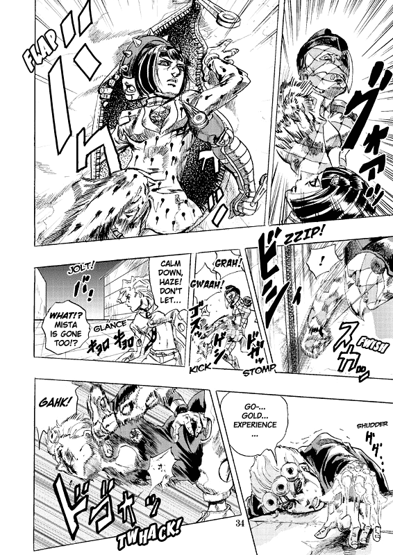 Halaman dari JoJo's Bizarre Adventure - Judas Iscariot Chapter N/A