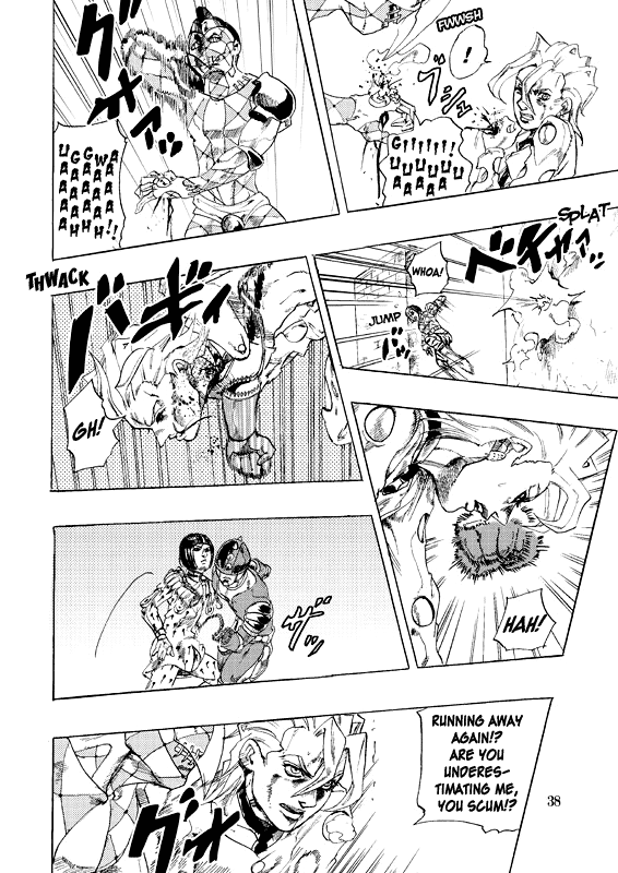 Halaman dari JoJo's Bizarre Adventure - Judas Iscariot Chapter N/A