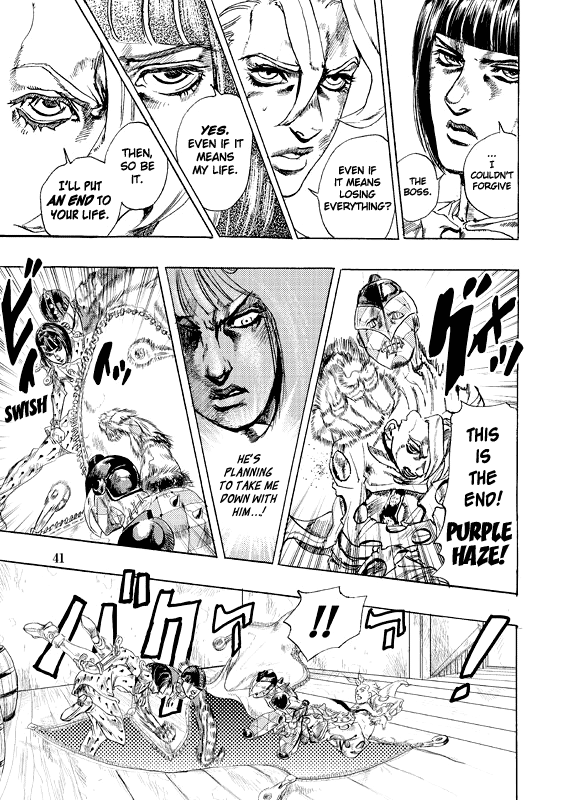 Halaman dari JoJo's Bizarre Adventure - Judas Iscariot Chapter N/A