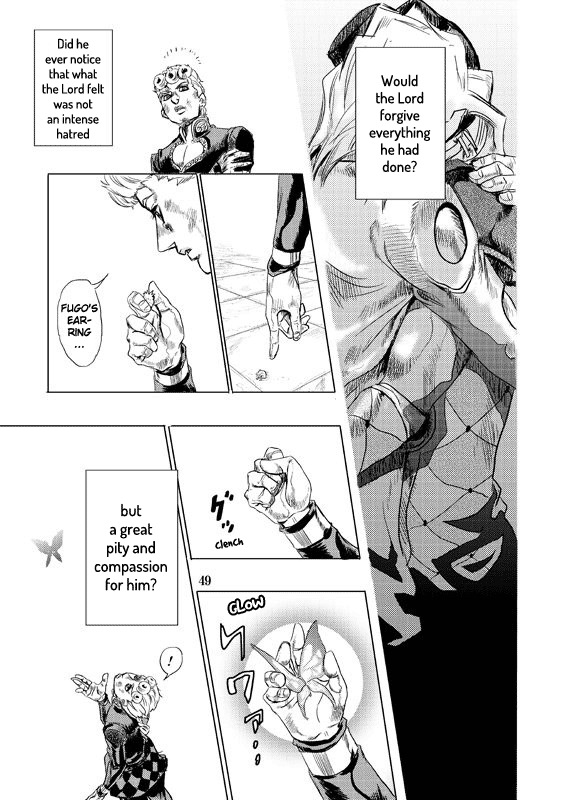Halaman dari JoJo's Bizarre Adventure - Judas Iscariot Chapter N/A