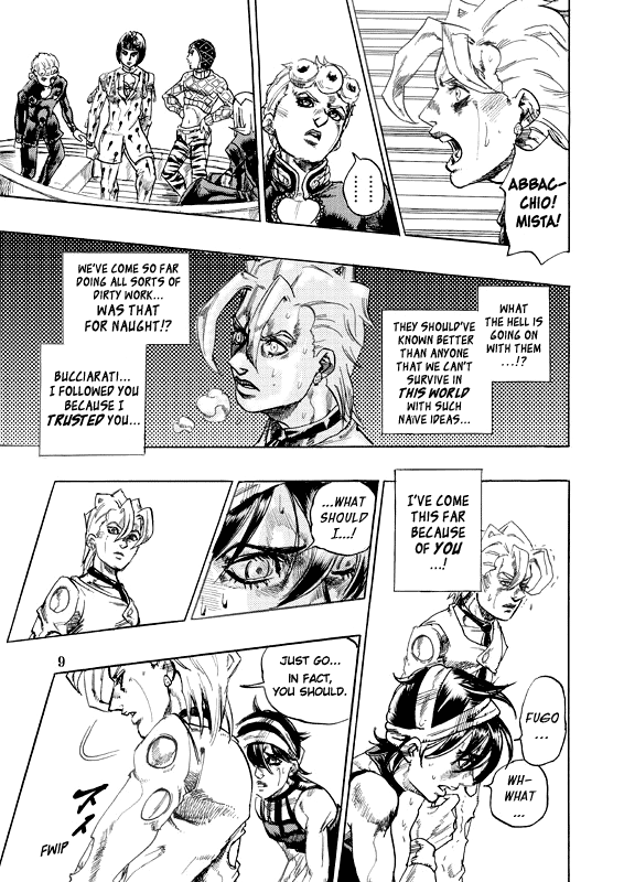 Halaman dari JoJo's Bizarre Adventure - Judas Iscariot Chapter N/A