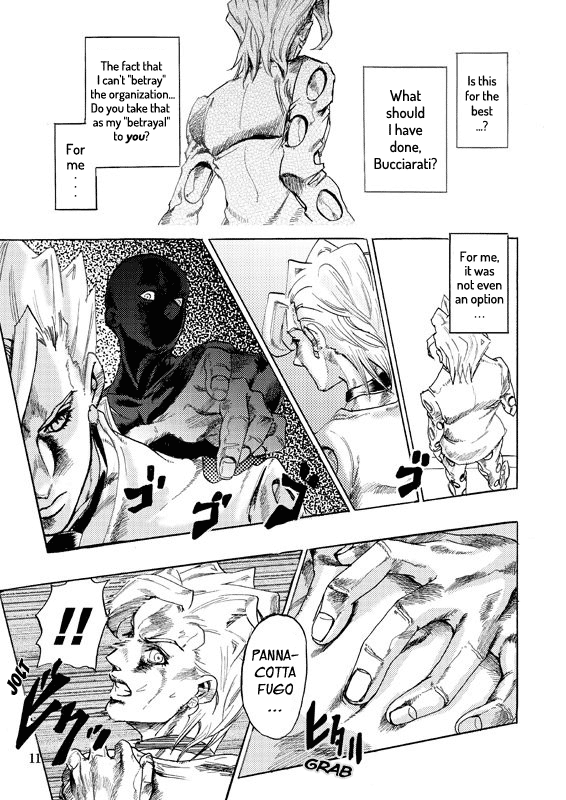 Halaman dari JoJo's Bizarre Adventure - Judas Iscariot Chapter N/A