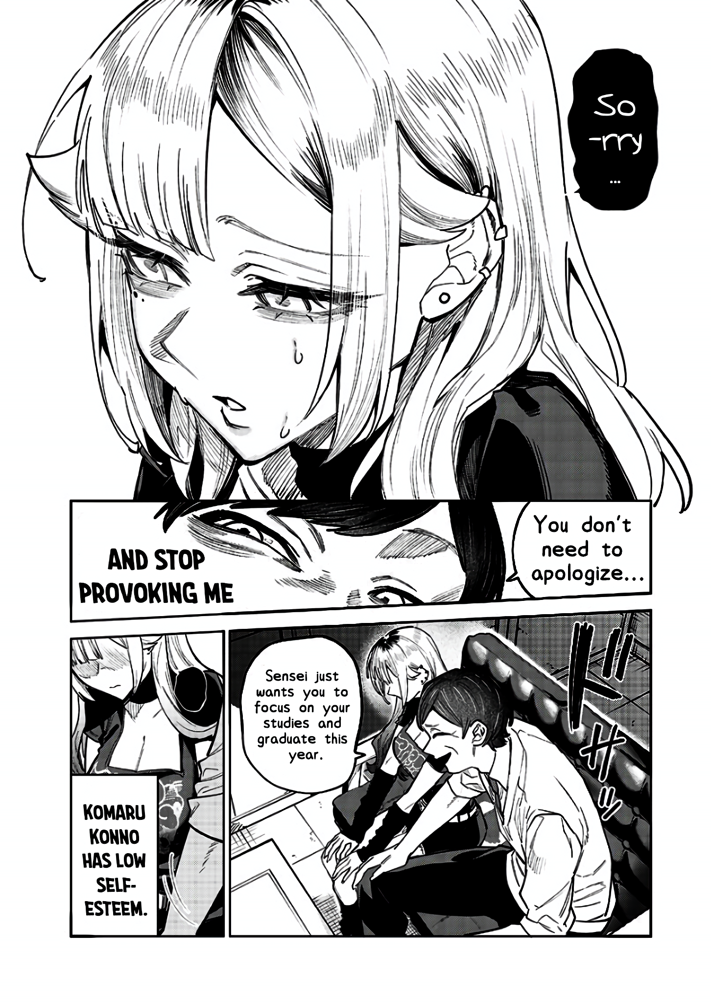 Halaman dari Namaiki na Gal Ane wo Wakaraseru Hanashi Chapter 9