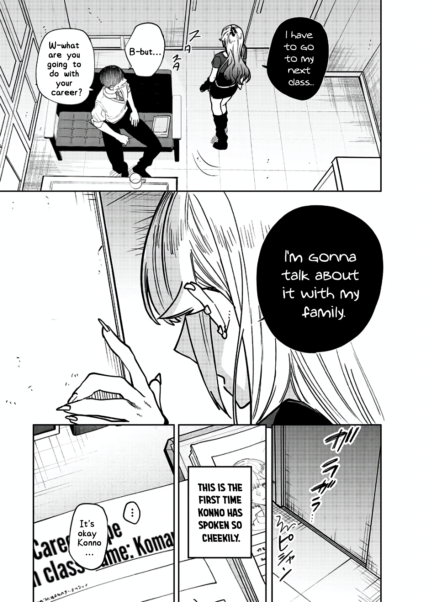 Halaman dari Namaiki na Gal Ane wo Wakaraseru Hanashi Chapter 9