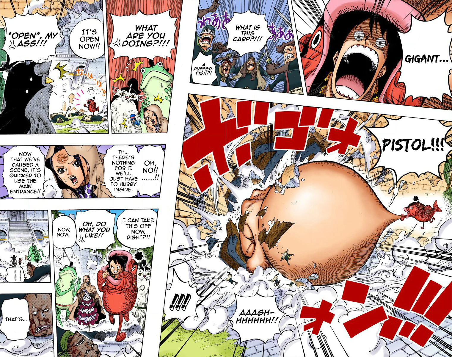 Halaman dari One Piece (Official Colored) Chapter 736