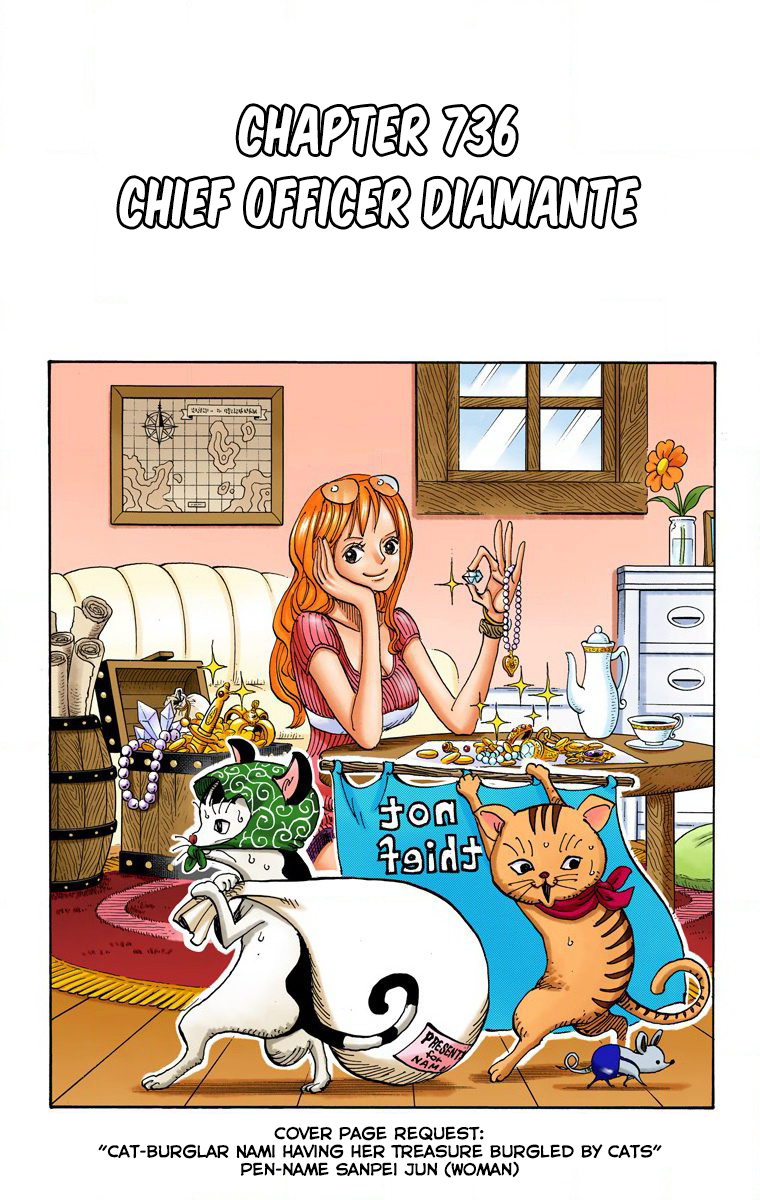 Halaman dari One Piece (Official Colored) Chapter 736