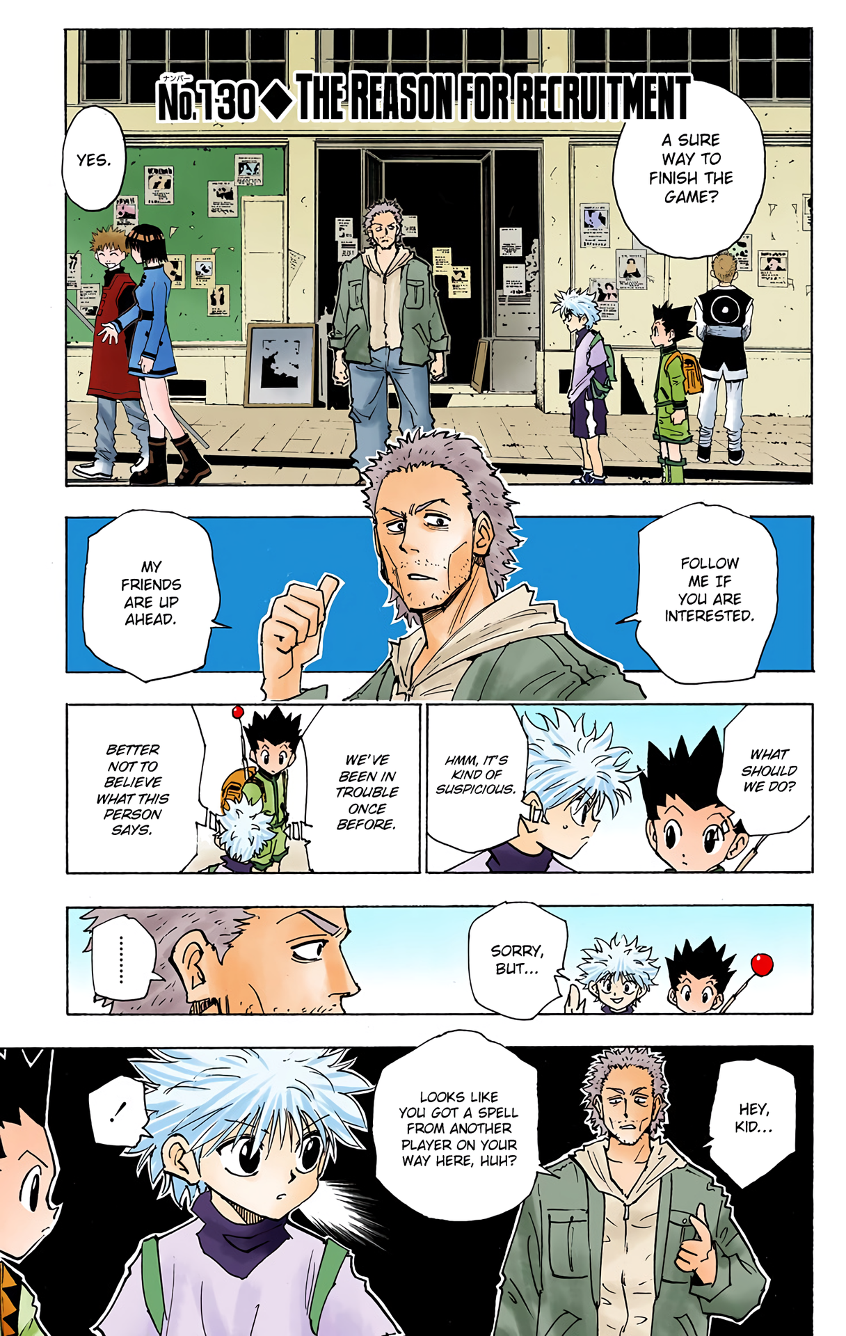 Halaman dari HUNTER x HUNTER (Official Colored) Chapter 130