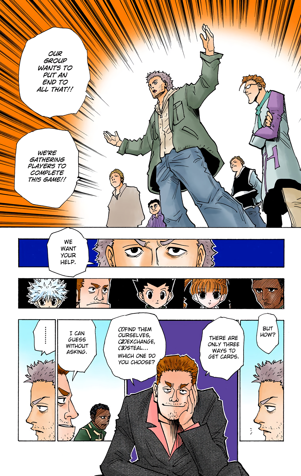 Halaman dari HUNTER x HUNTER (Official Colored) Chapter 130