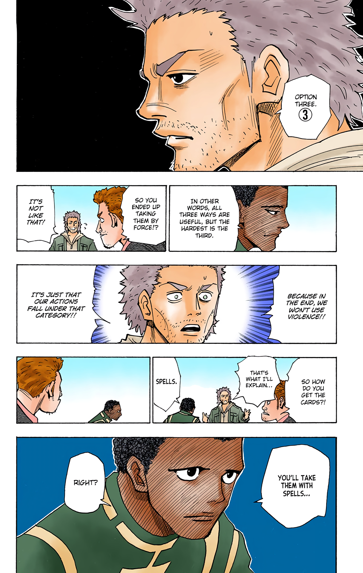 Halaman dari HUNTER x HUNTER (Official Colored) Chapter 130