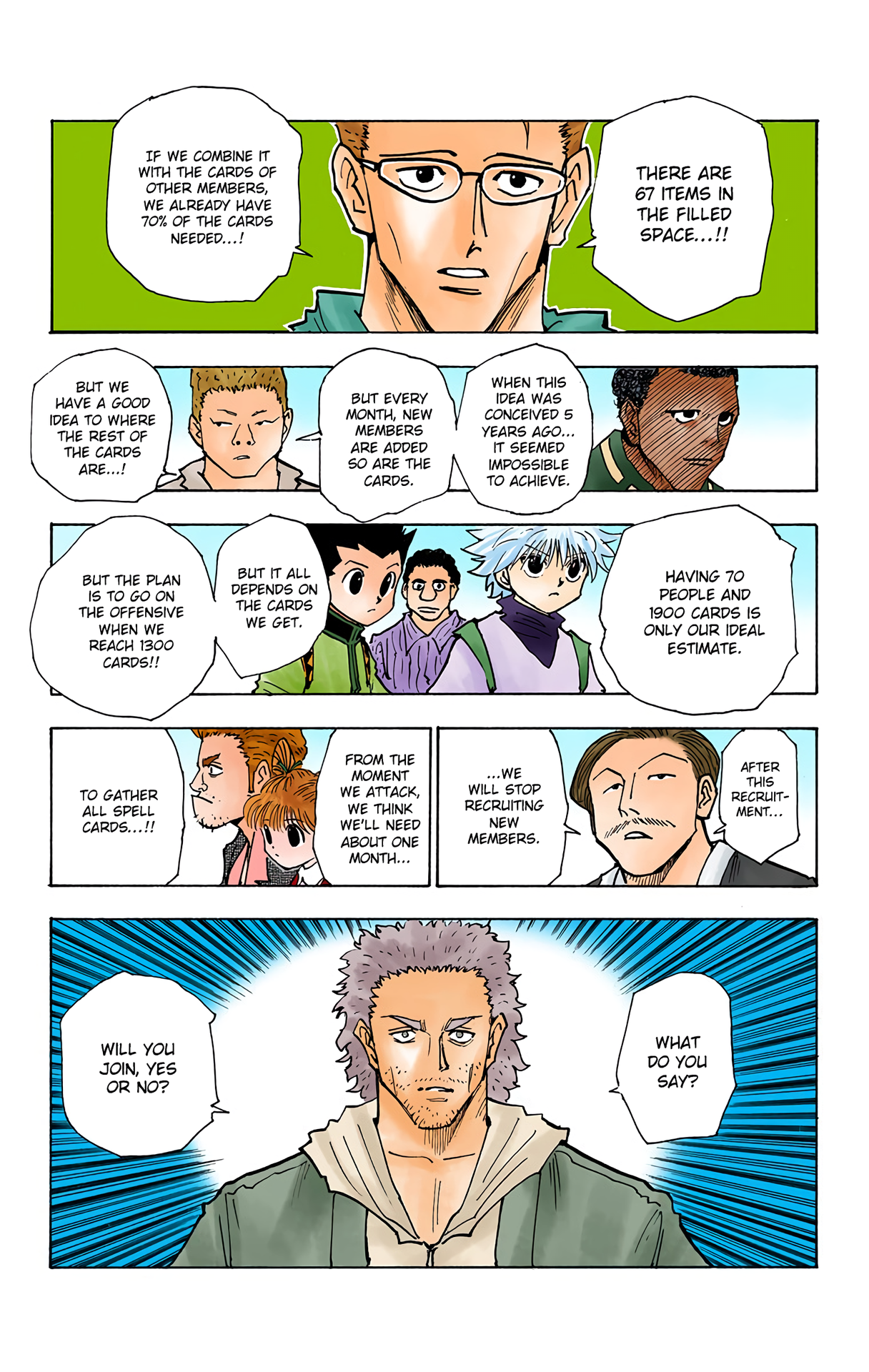 Halaman dari HUNTER x HUNTER (Official Colored) Chapter 130