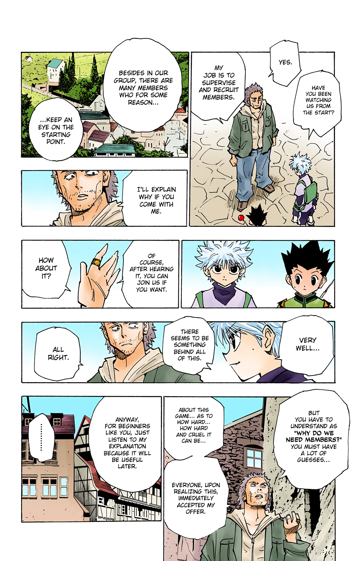 Halaman dari HUNTER x HUNTER (Official Colored) Chapter 130
