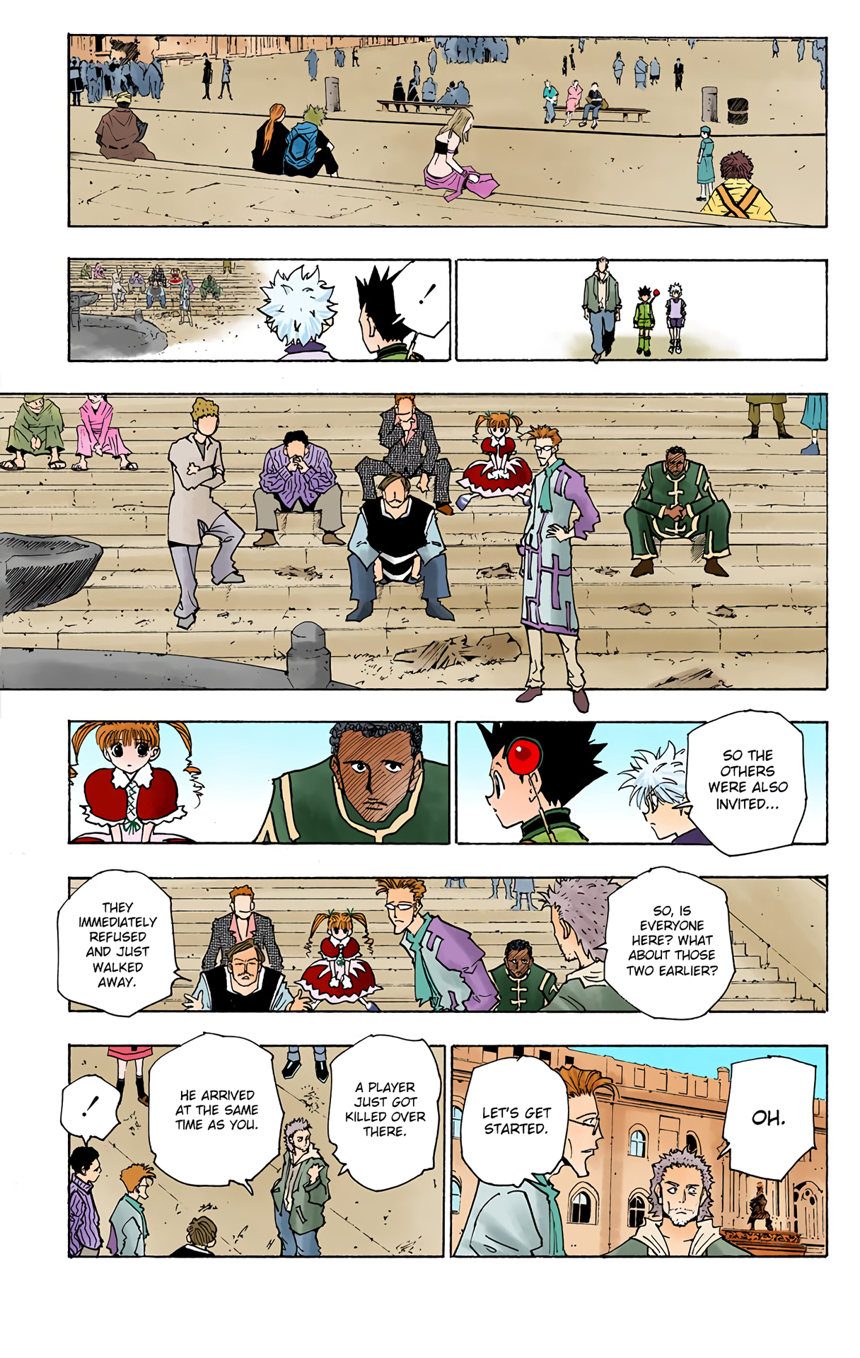 Halaman dari HUNTER x HUNTER (Official Colored) Chapter 130