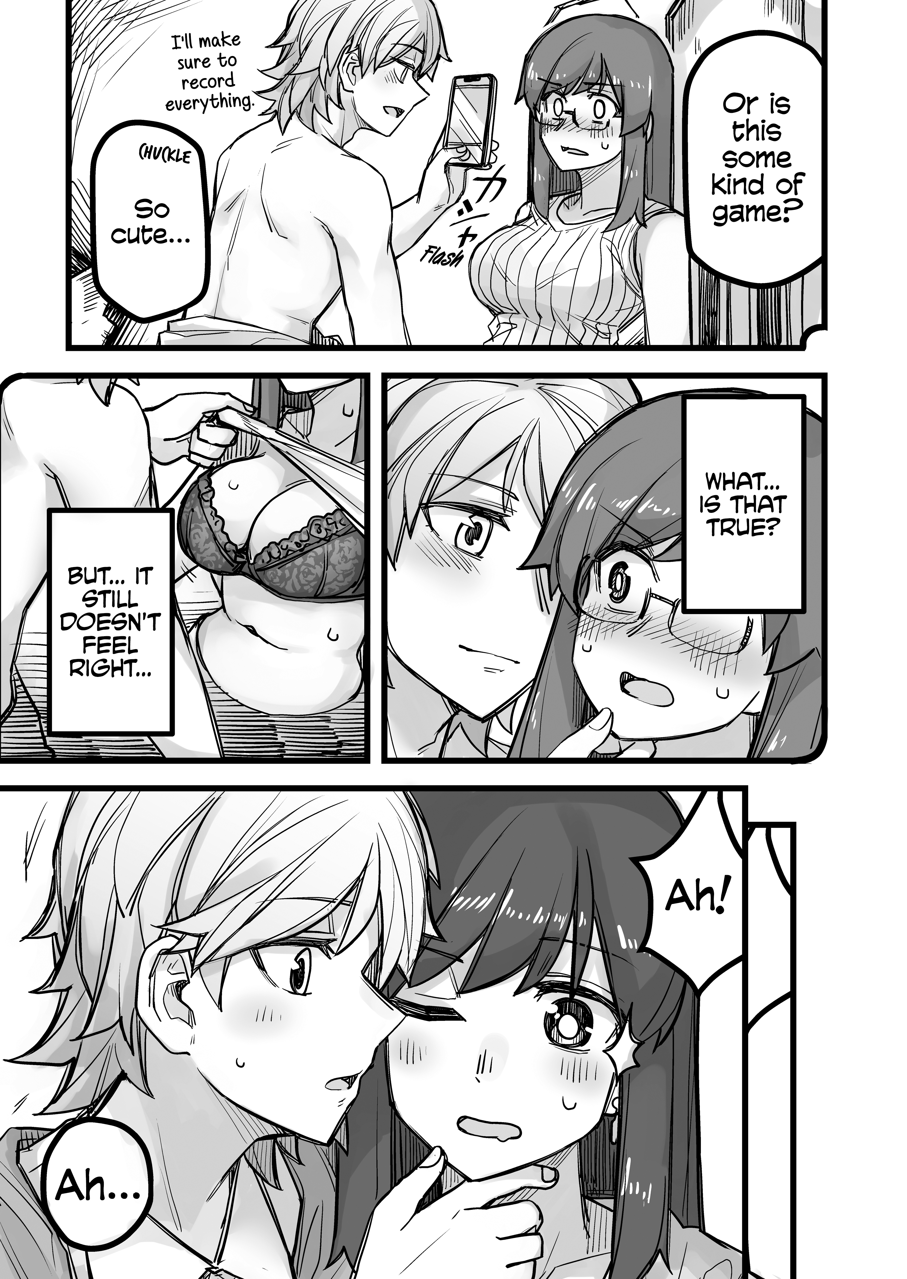 Halaman dari Ikemen Joshi to Josou Danshi Chapter 38