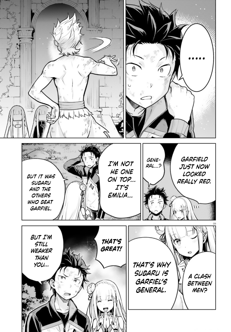 Halaman dari Re:Zero kara Hajimeru Isekai Seikatsu: Dai 4-shou—Seiiki to Gouyoku no Majo Chapter 50