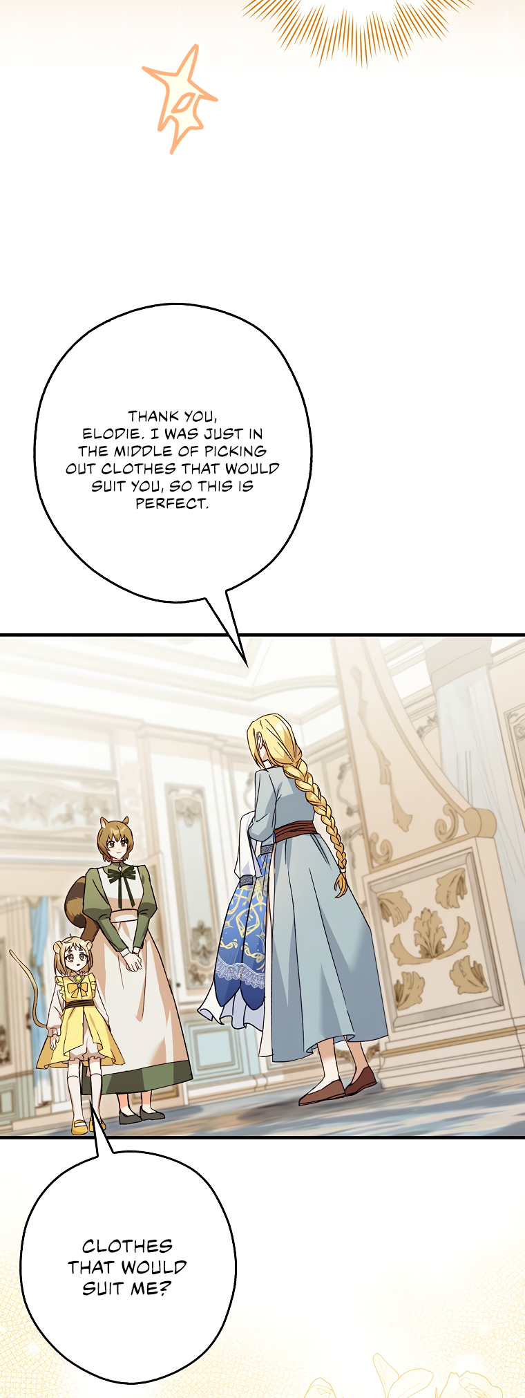 Halaman dari Cinderella's Pocket-Sized Protector Chapter 9