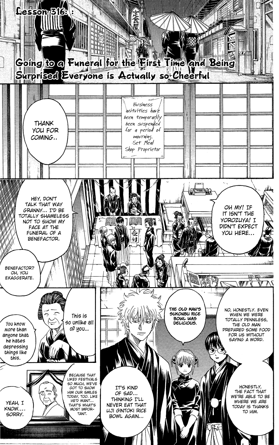 Halaman dari Gintama Chapter 316