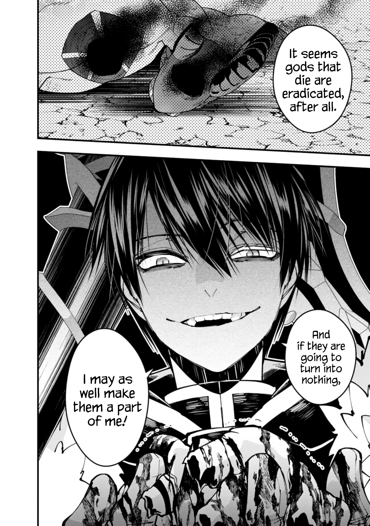Halaman dari Fukushuu o Koinegau Saikyou Yuusha wa, Yami no Chikara de Senmetsu Musou Suru Chapter 84
