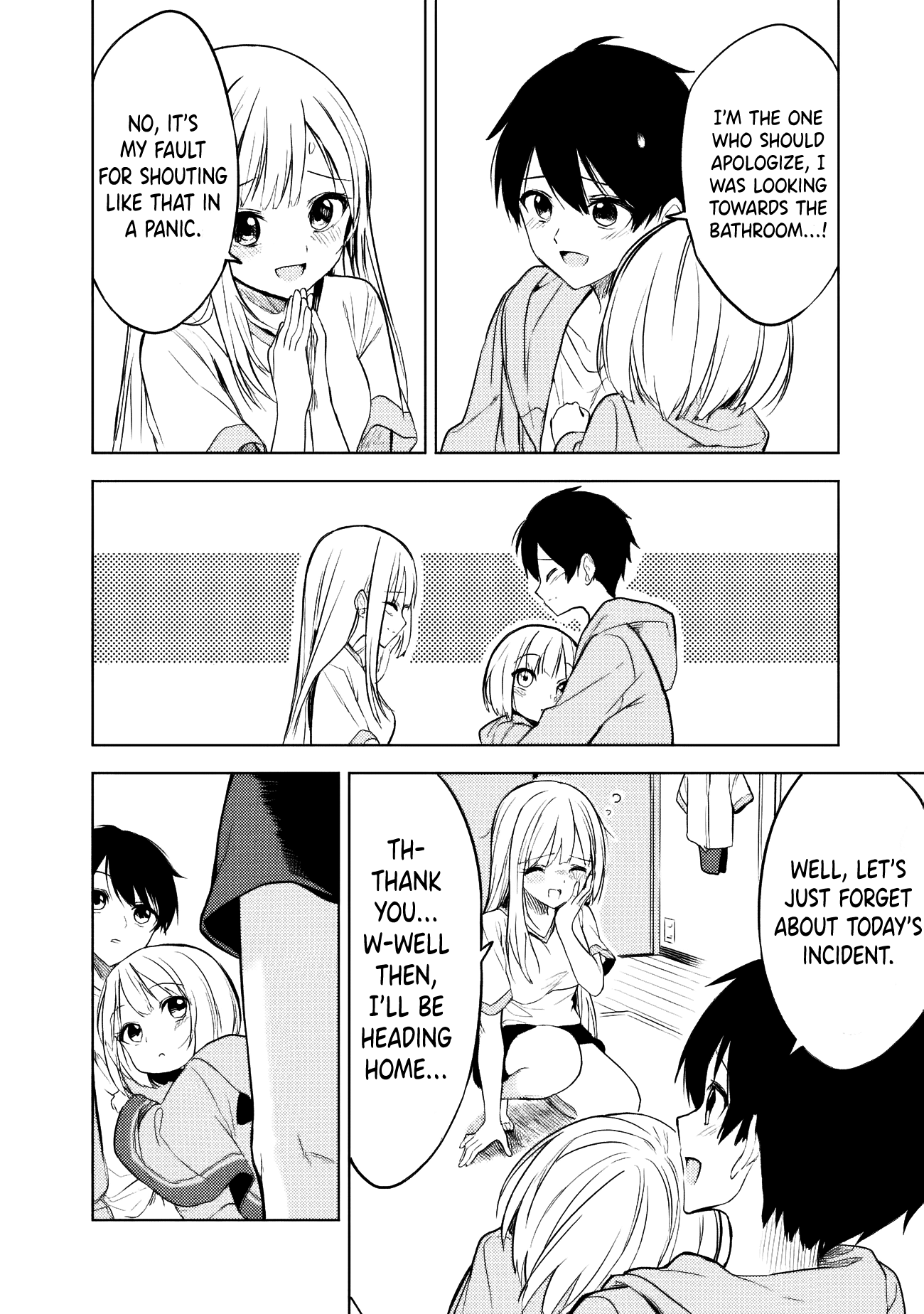 Halaman dari Maigo ni Natteita Youjo wo Tasuketara, Otonari ni Sumu Bishoujo Ryuugakusei ga Ie ni Asobi ni Kuru You ni Natta Ken ni Tsuite Chapter 13