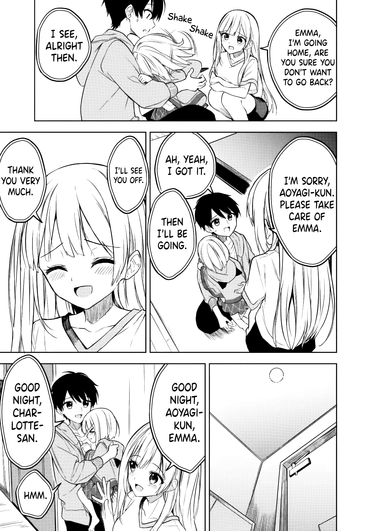 Halaman dari Maigo ni Natteita Youjo wo Tasuketara, Otonari ni Sumu Bishoujo Ryuugakusei ga Ie ni Asobi ni Kuru You ni Natta Ken ni Tsuite Chapter 13