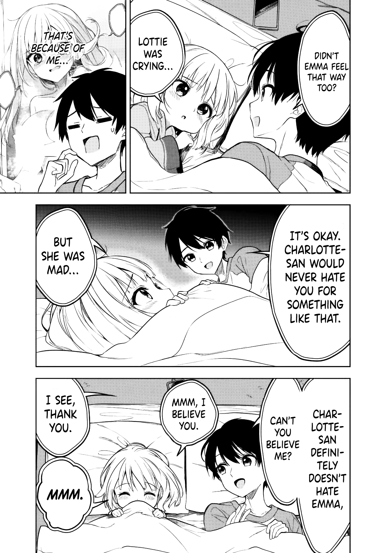 Halaman dari Maigo ni Natteita Youjo wo Tasuketara, Otonari ni Sumu Bishoujo Ryuugakusei ga Ie ni Asobi ni Kuru You ni Natta Ken ni Tsuite Chapter 13