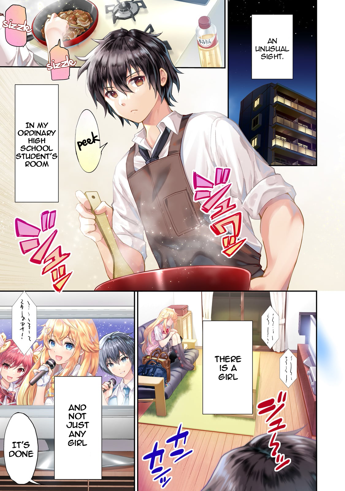 Isshou Hatarakitakunai Ore ga, Classmate no Daininki Idol ni Natsukaretara Chapter 1 Page 1