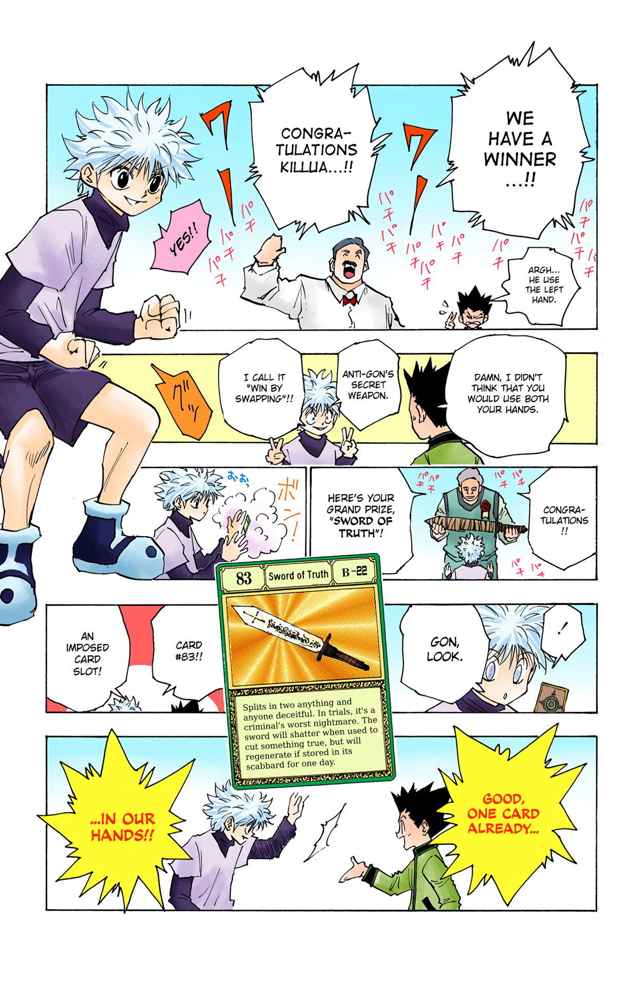 Halaman dari HUNTER x HUNTER (Official Colored) Chapter 132