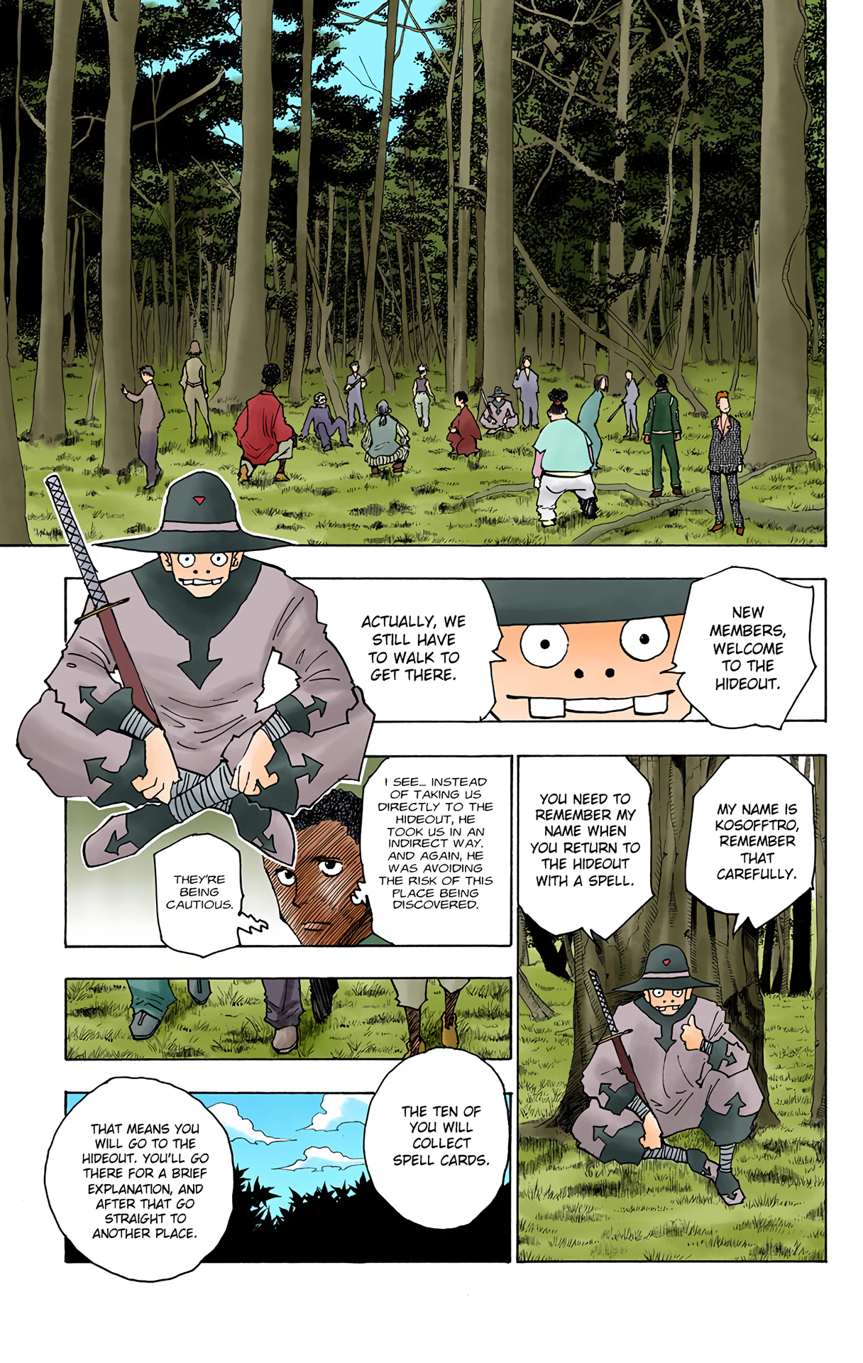 Halaman dari HUNTER x HUNTER (Official Colored) Chapter 132