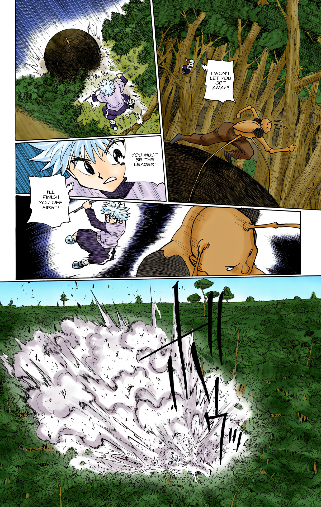 Halaman dari HUNTER x HUNTER (Official Colored) Chapter 236