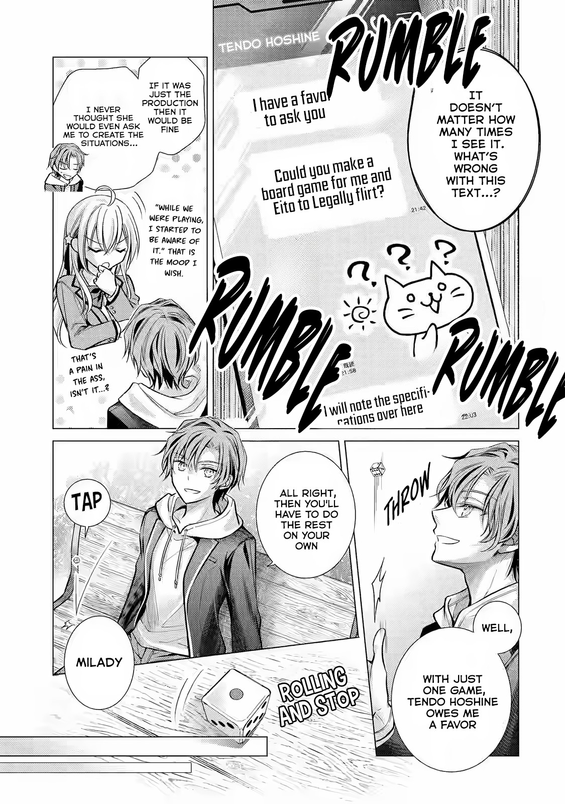Halaman dari Ore ga Kokuhaku Sarete Kara, Ojou no Yousu ga Okashii Chapter 3