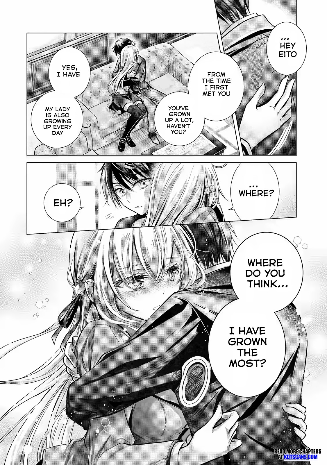 Halaman dari Ore ga Kokuhaku Sarete Kara, Ojou no Yousu ga Okashii Chapter 3