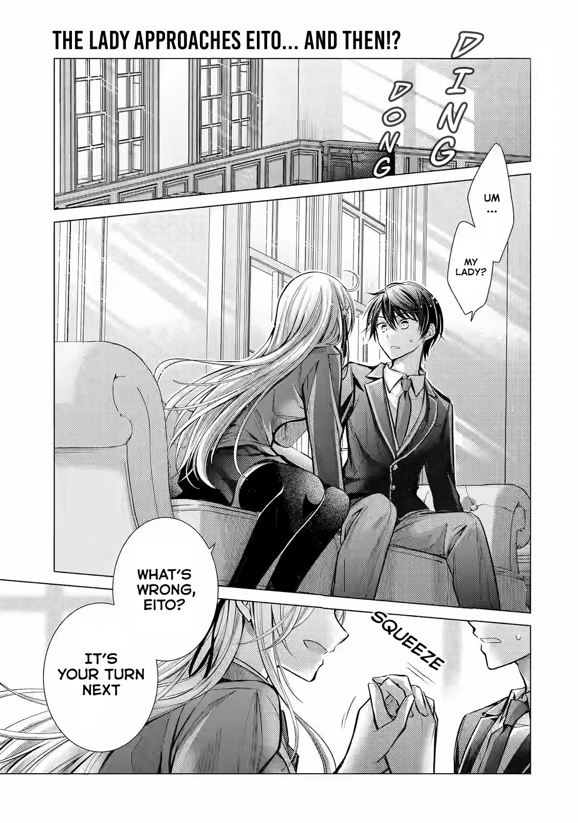 Halaman dari Ore ga Kokuhaku Sarete Kara, Ojou no Yousu ga Okashii Chapter 3