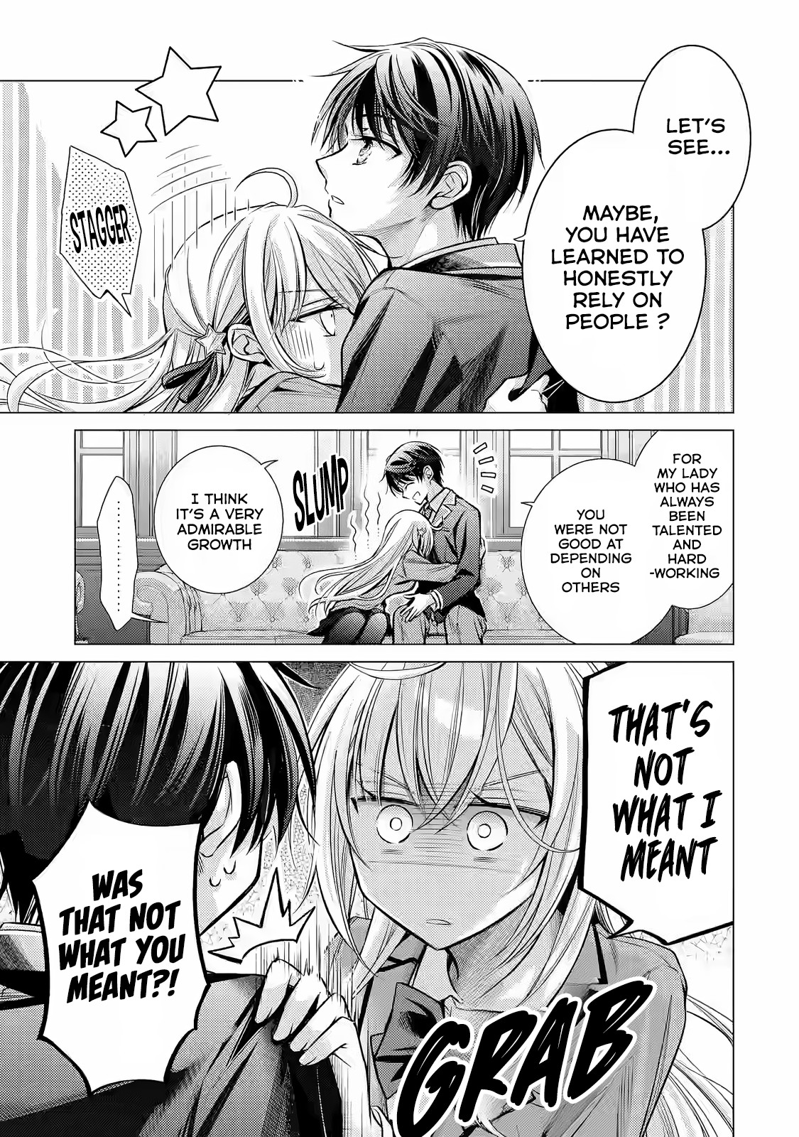 Halaman dari Ore ga Kokuhaku Sarete Kara, Ojou no Yousu ga Okashii Chapter 3
