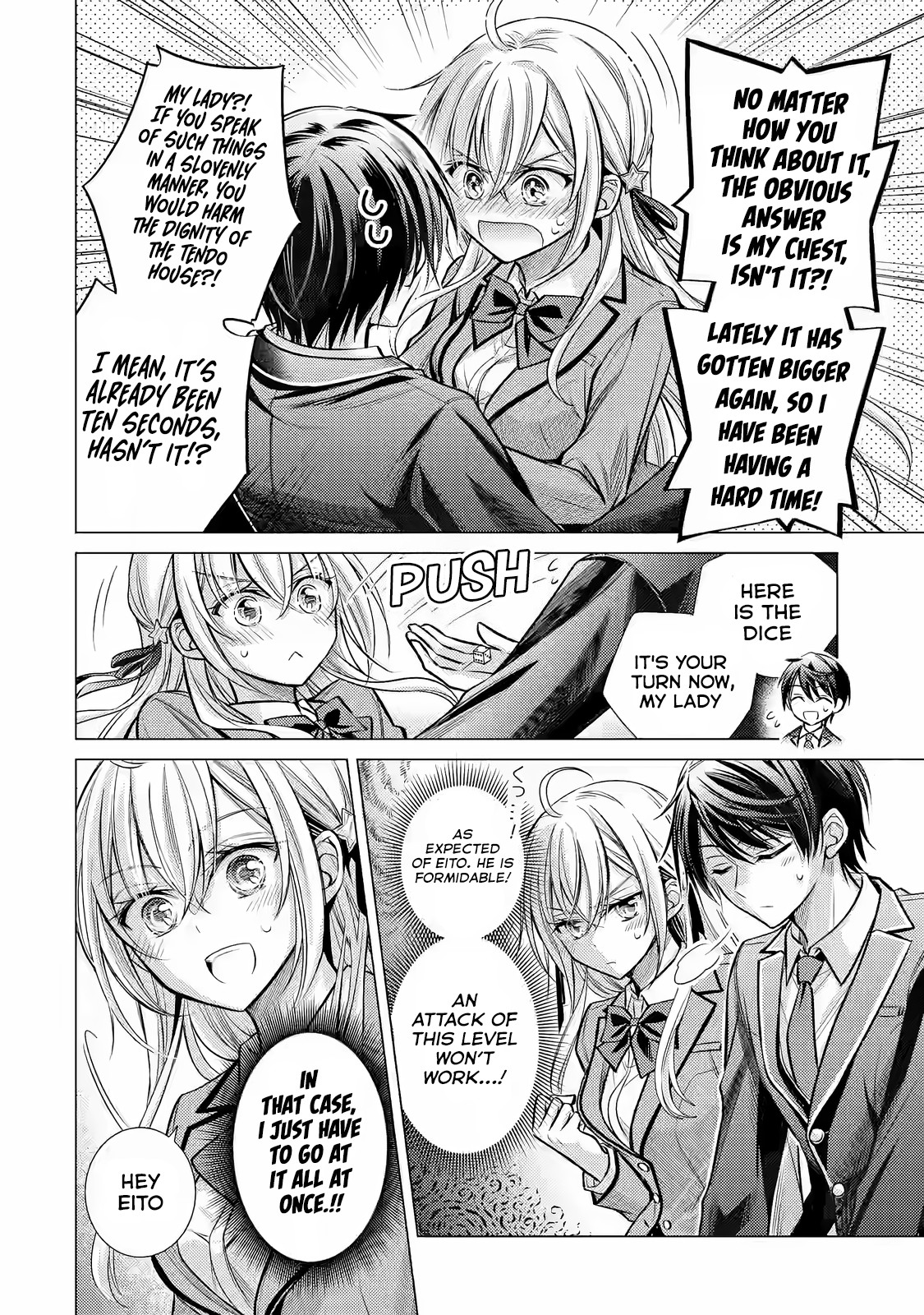 Halaman dari Ore ga Kokuhaku Sarete Kara, Ojou no Yousu ga Okashii Chapter 3